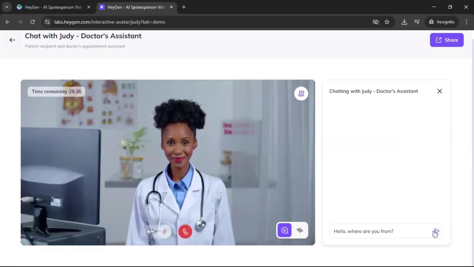 General browsing screenshot
