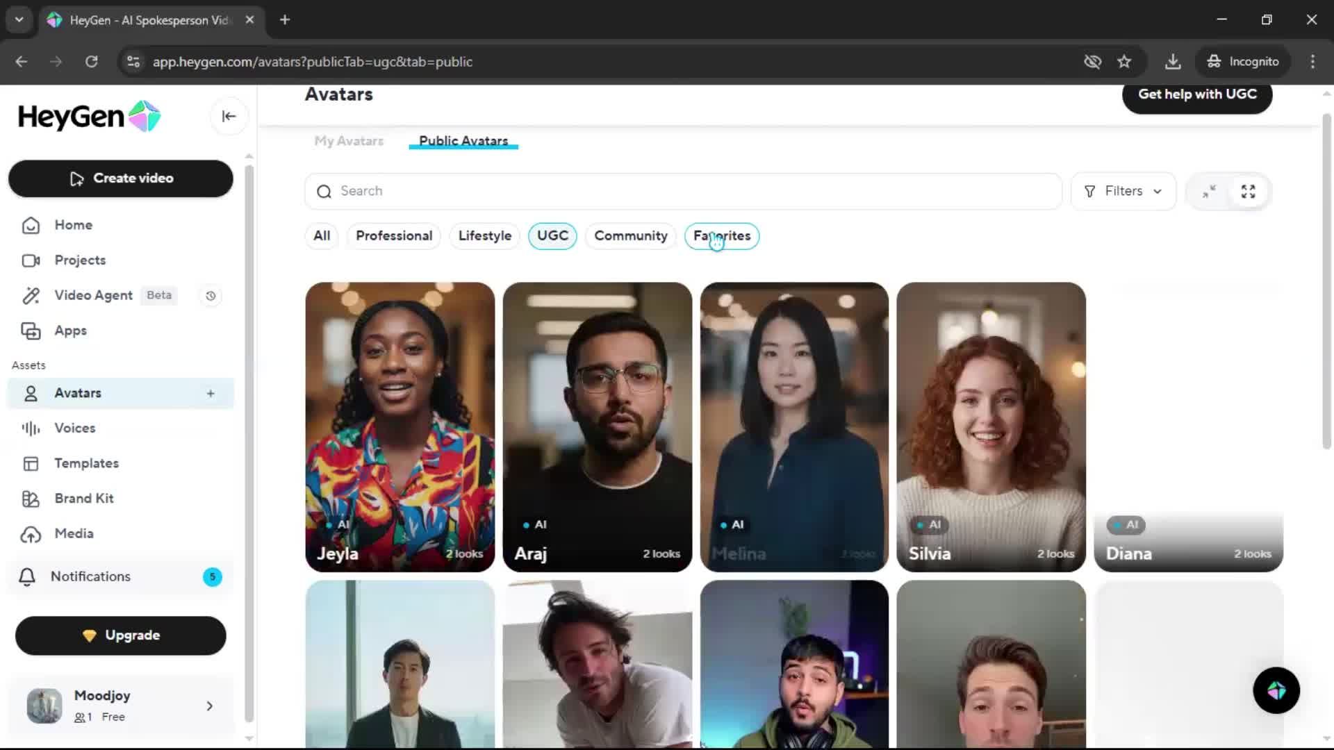 General browsing screenshot