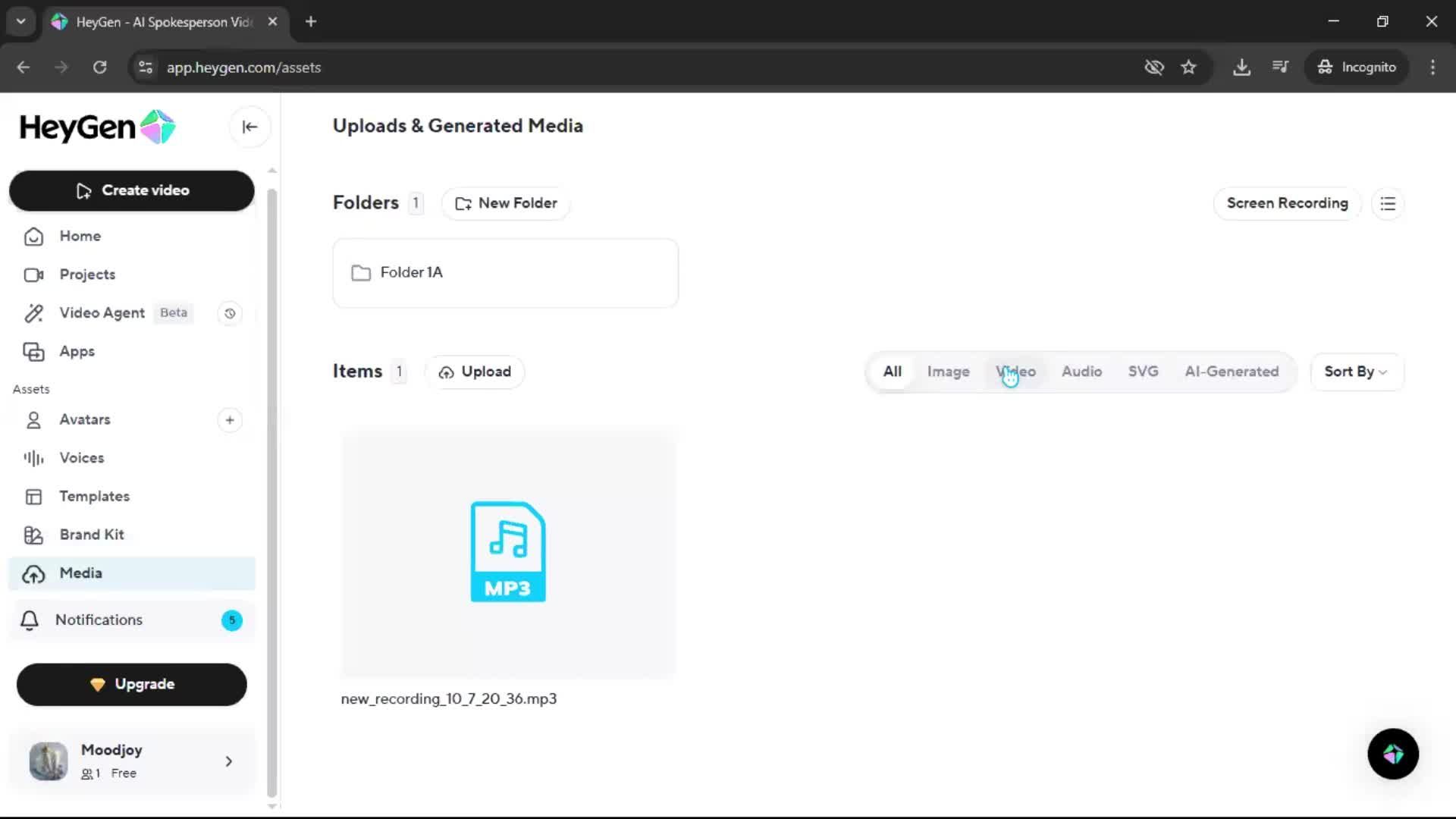 General browsing screenshot