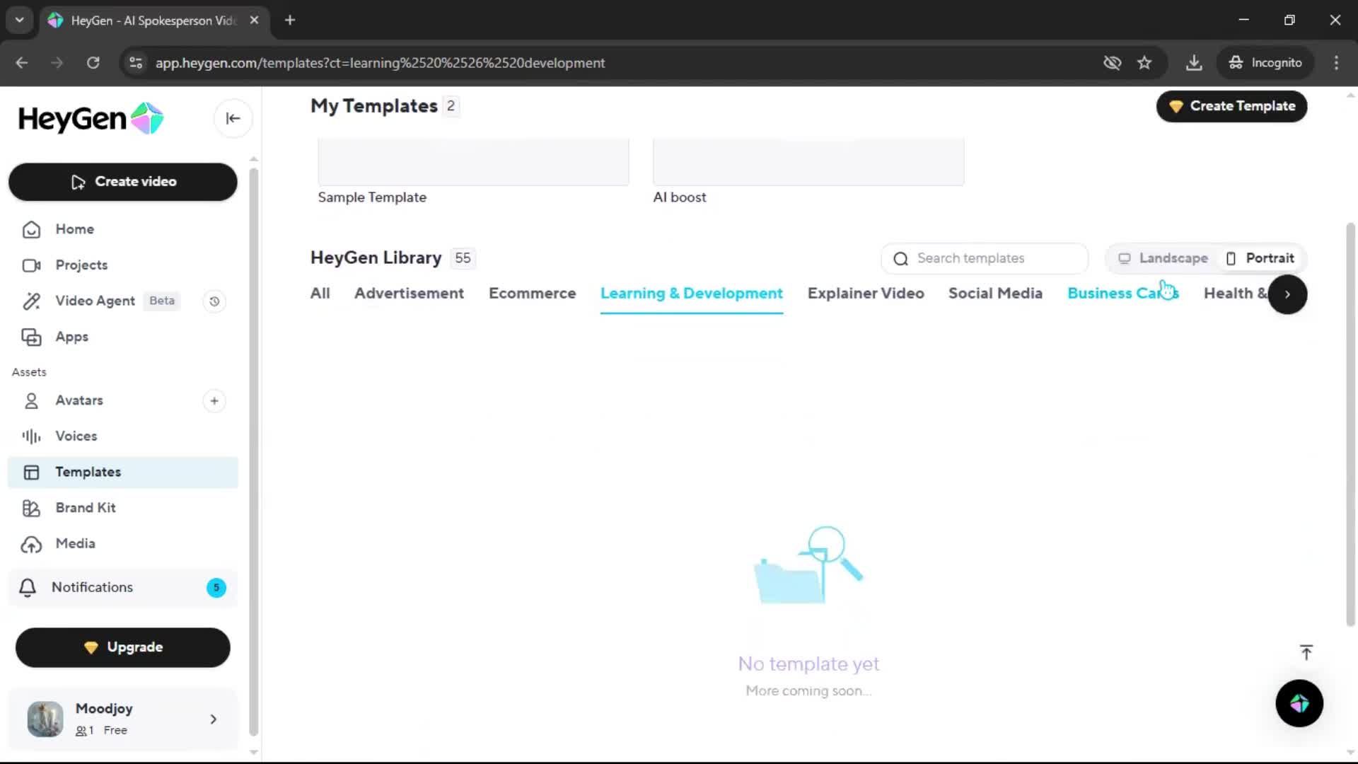 General browsing screenshot