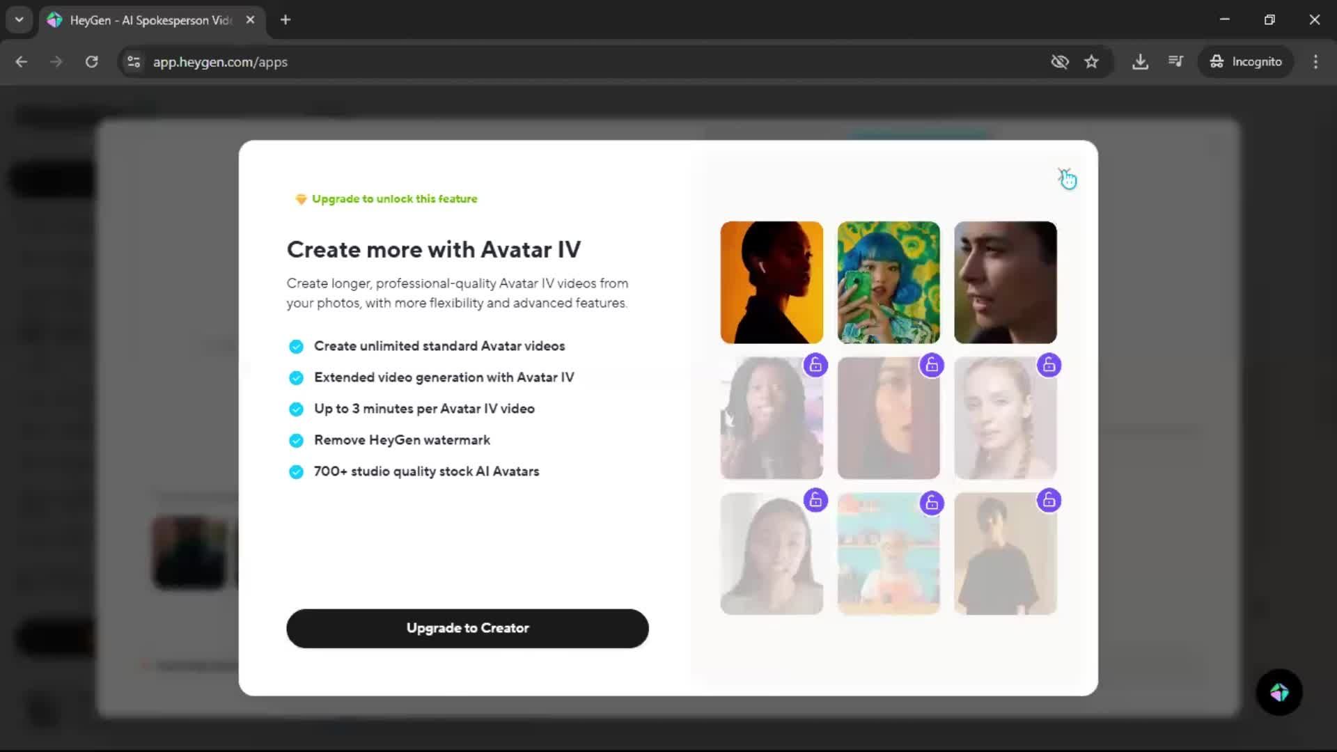 General browsing screenshot