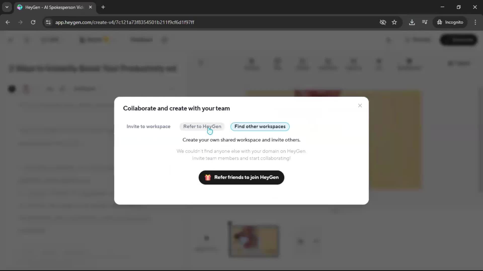 General browsing screenshot