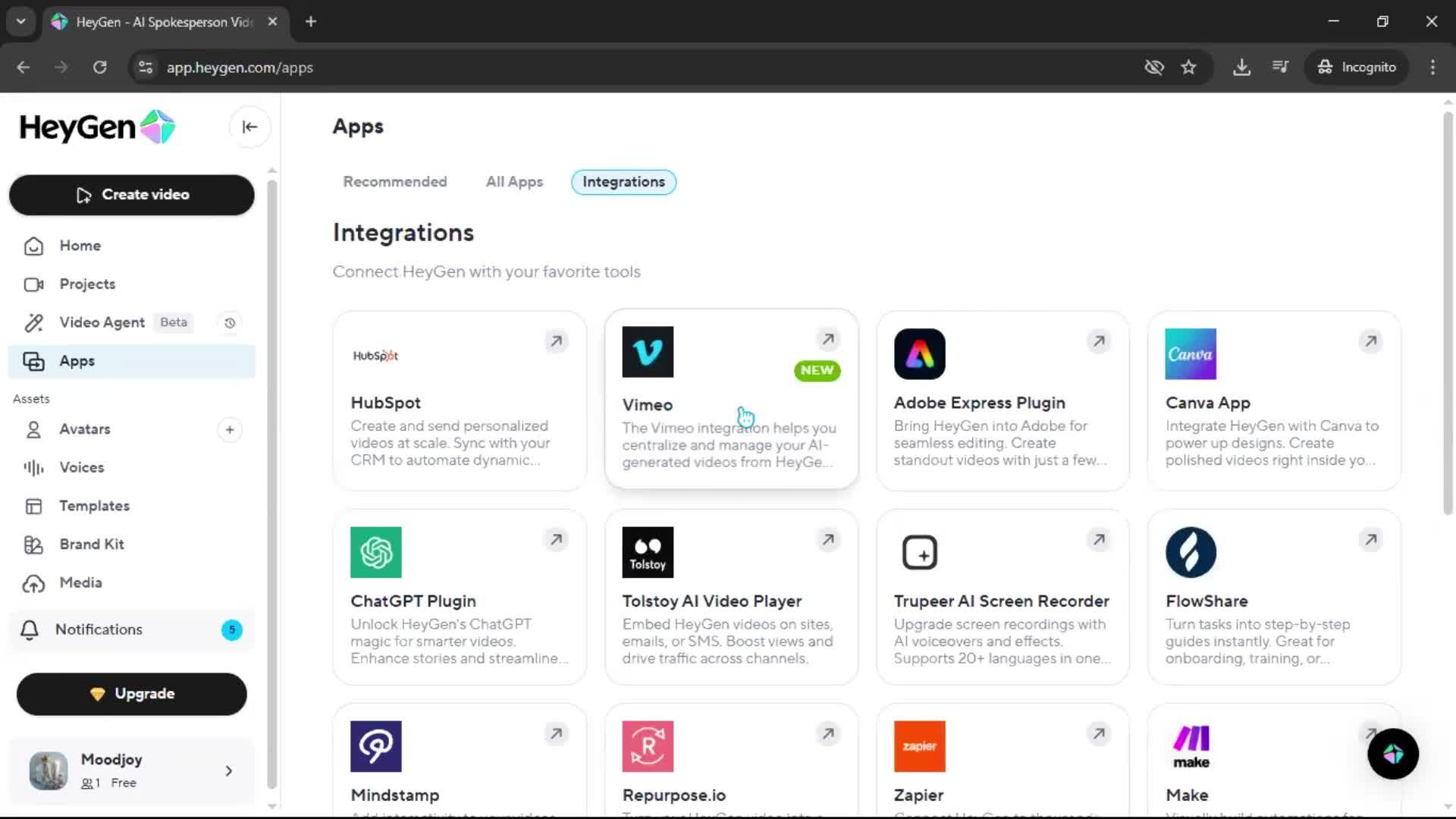 General browsing screenshot