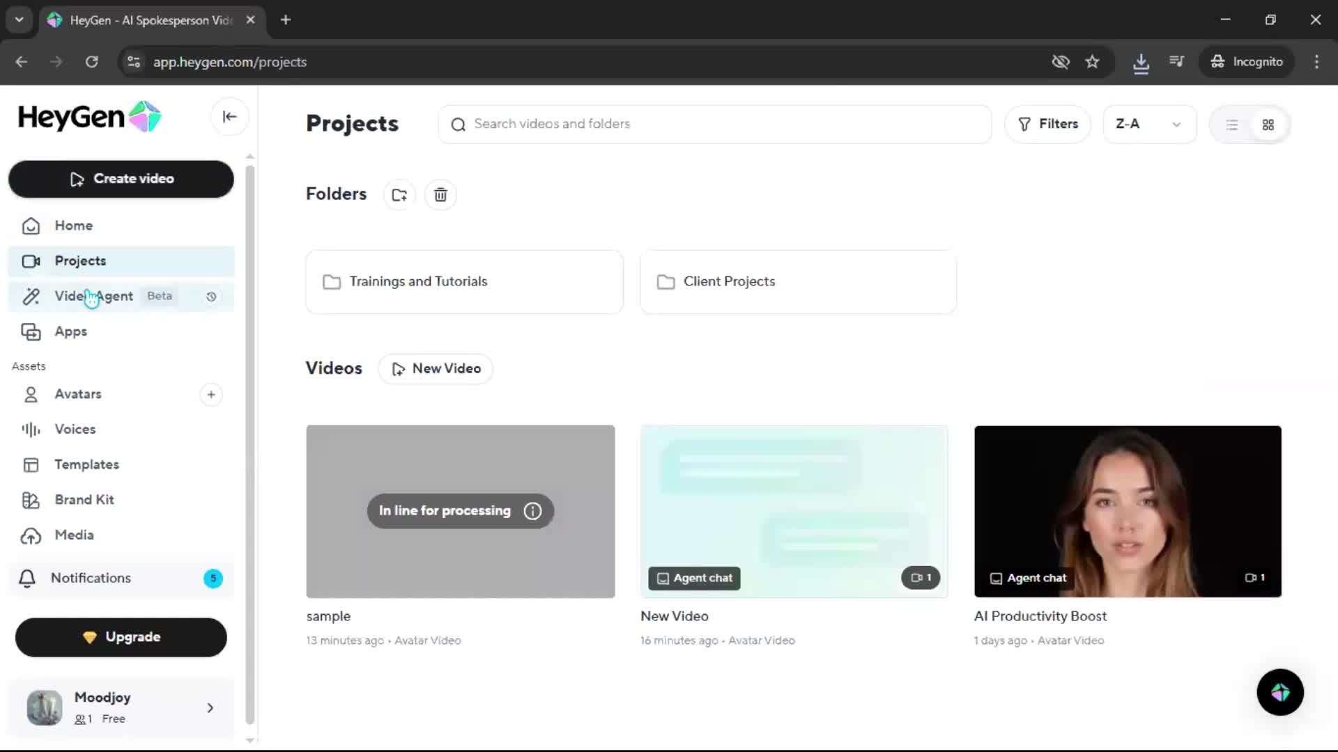 General browsing screenshot