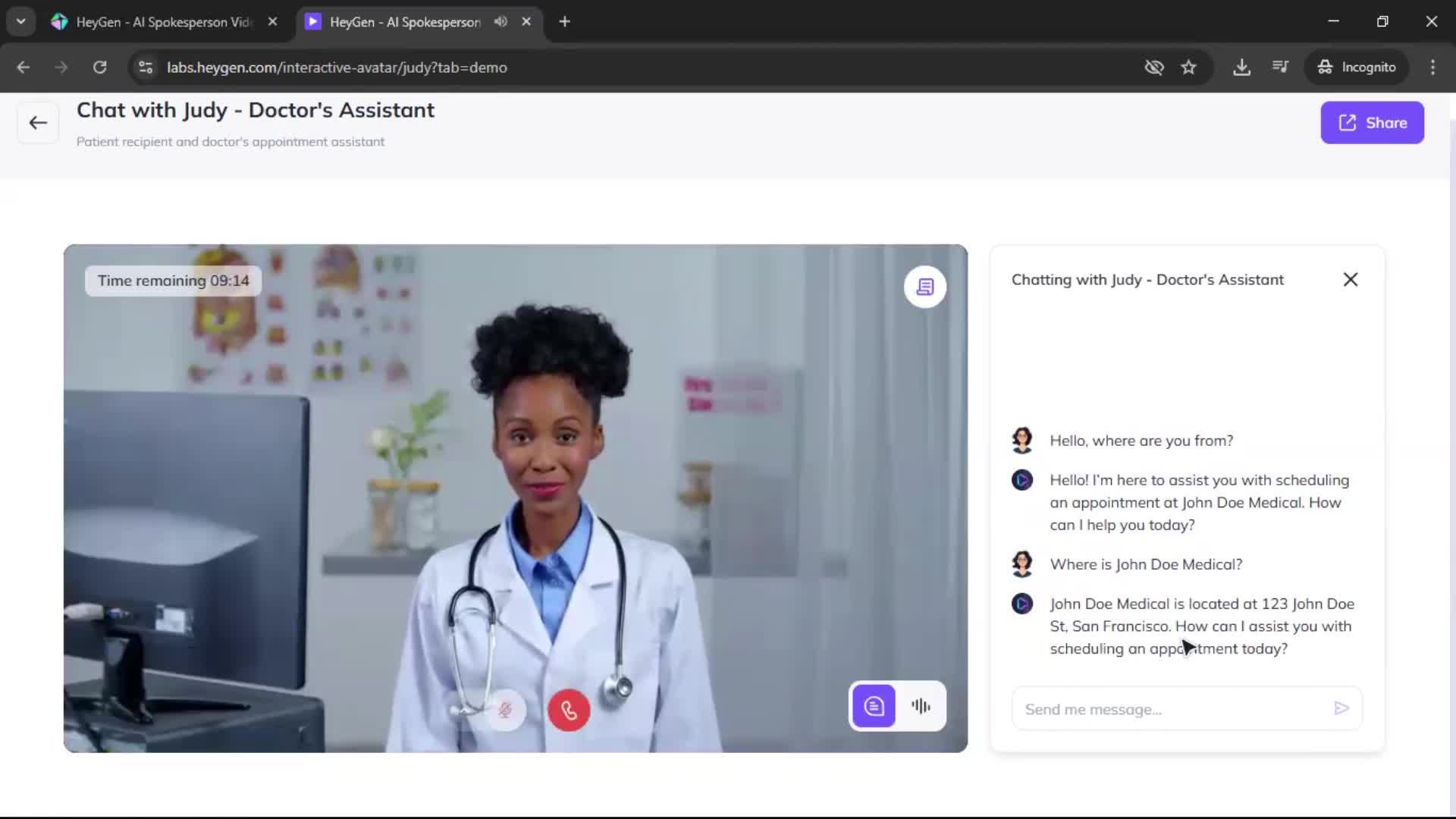 General browsing screenshot