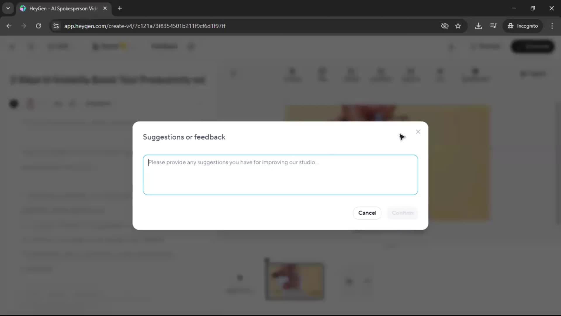 General browsing screenshot
