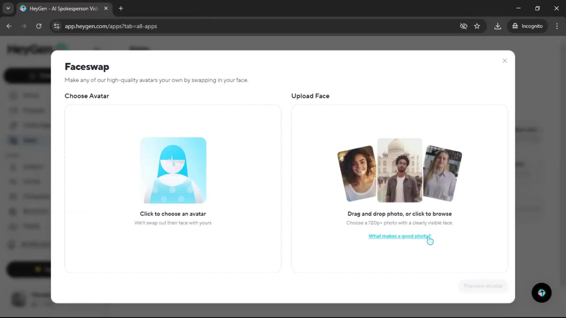 General browsing screenshot