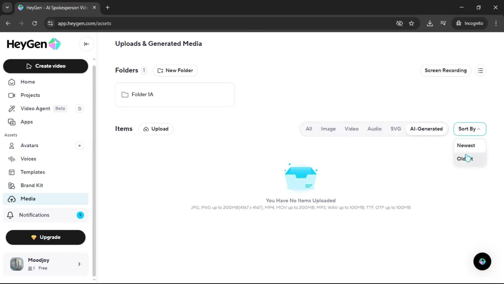 General browsing screenshot