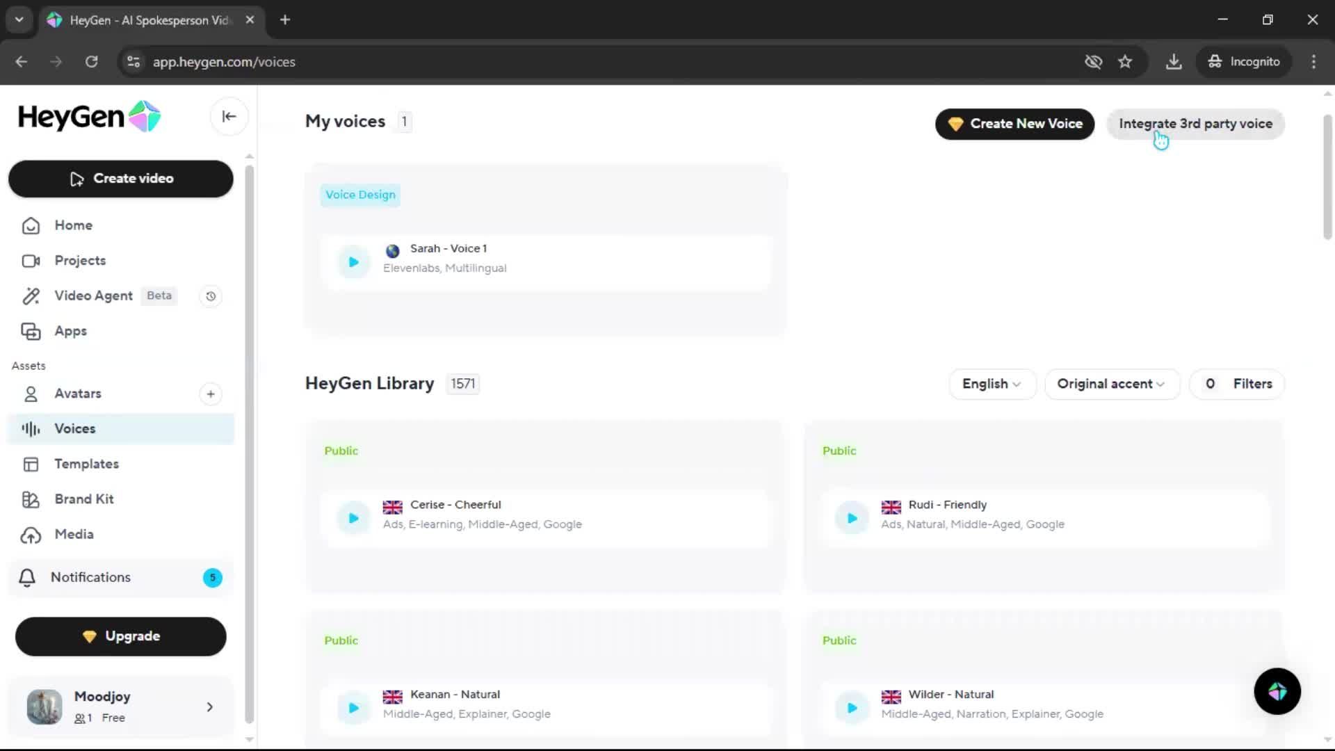 General browsing screenshot