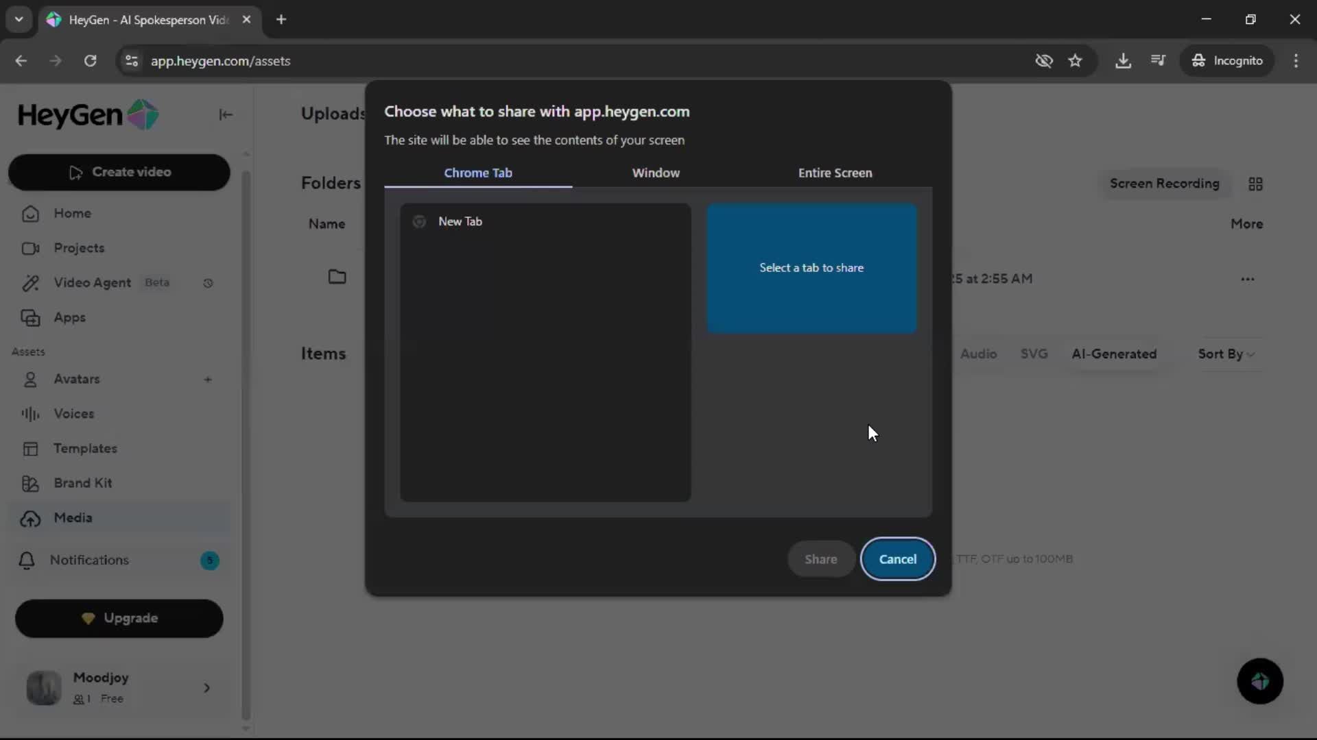 General browsing screenshot