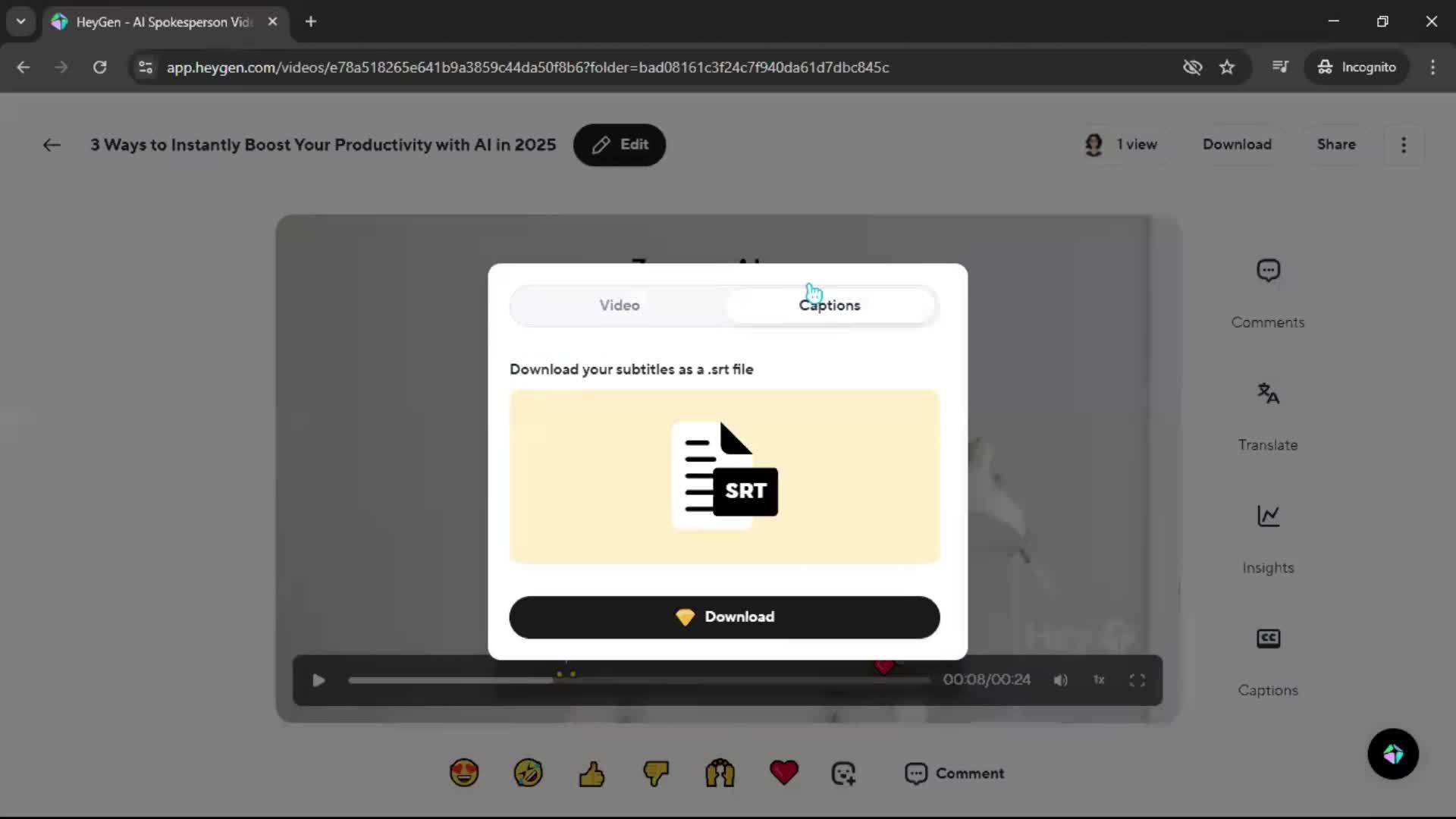General browsing screenshot