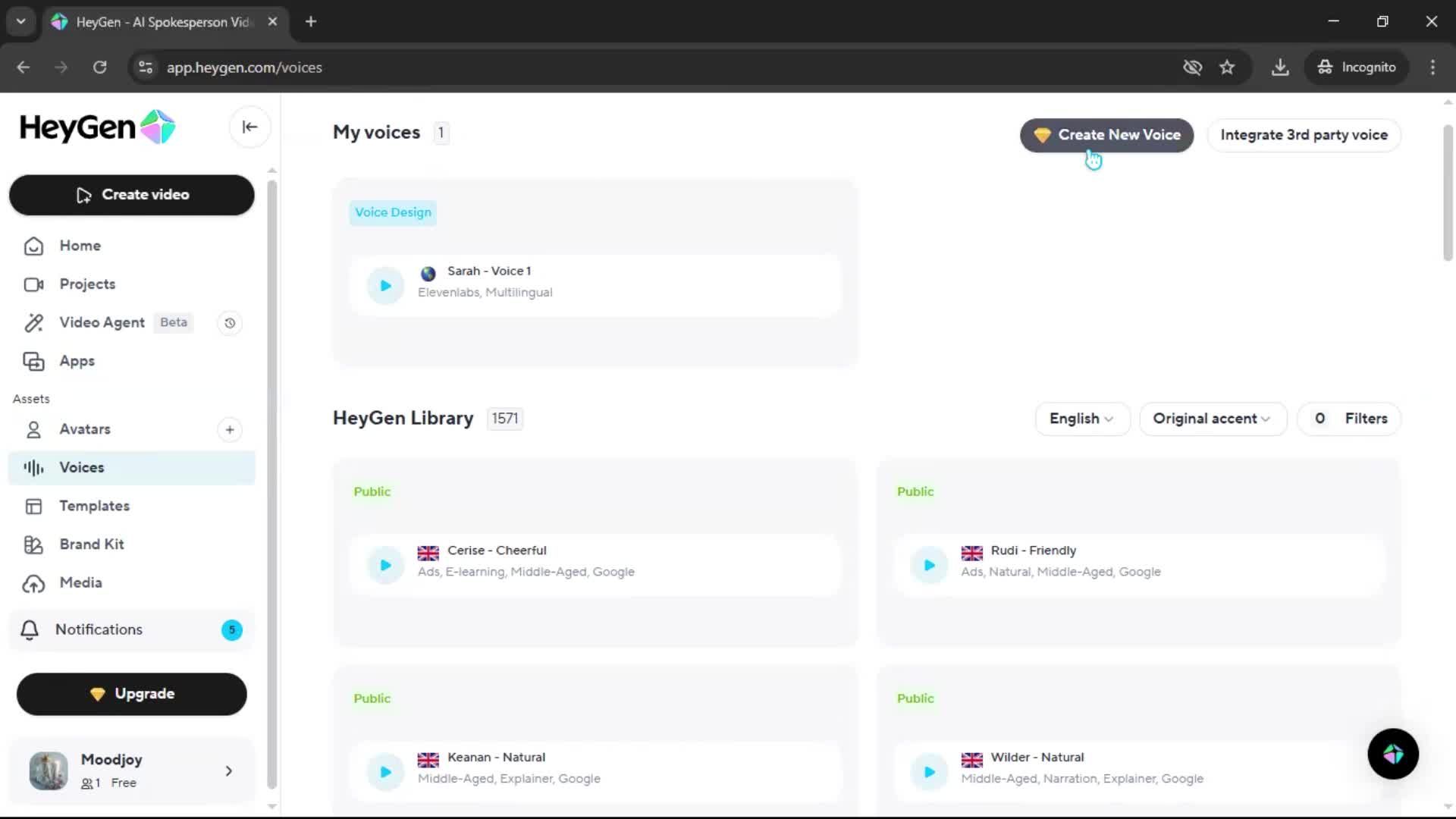 General browsing screenshot