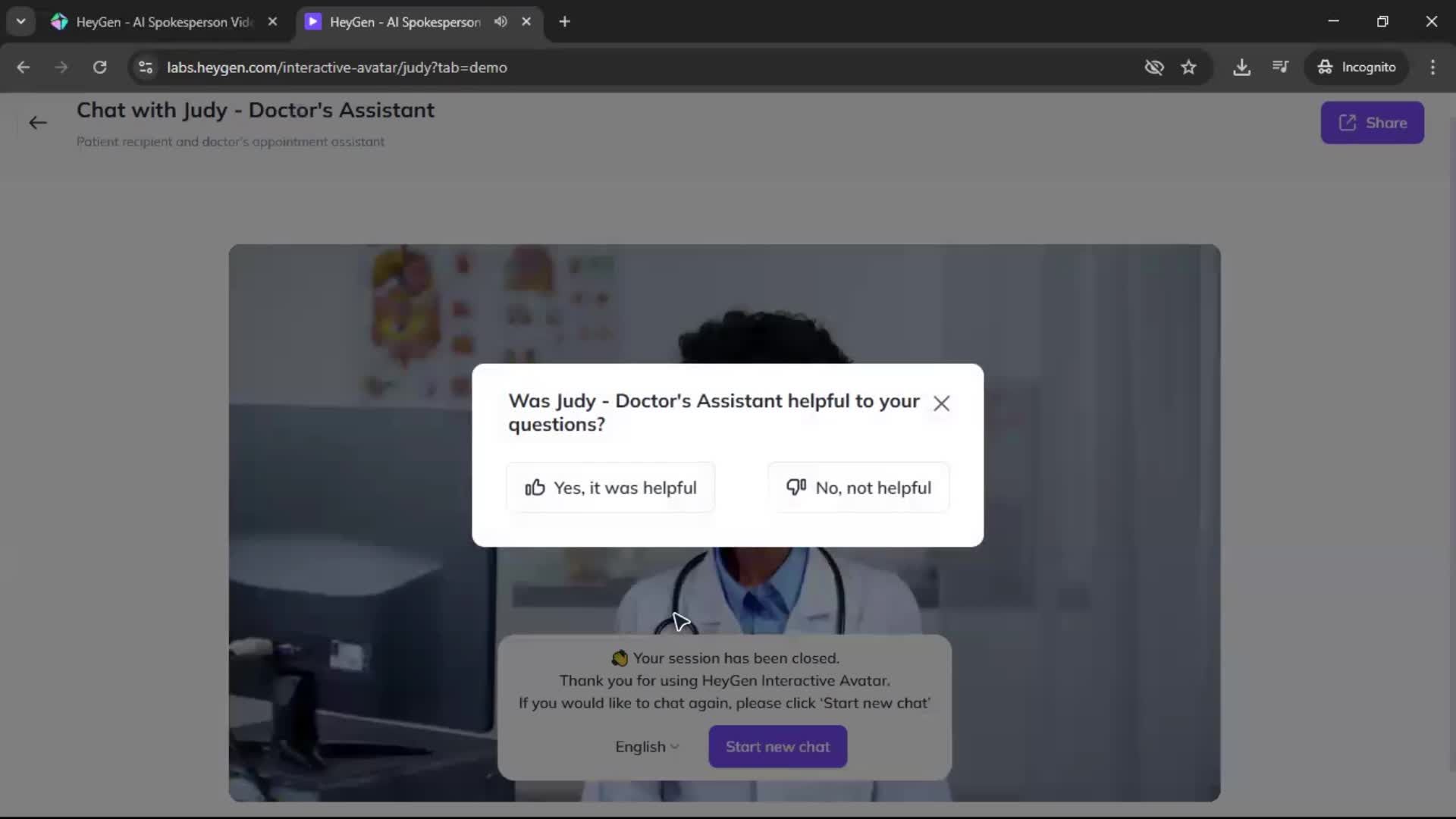 General browsing screenshot