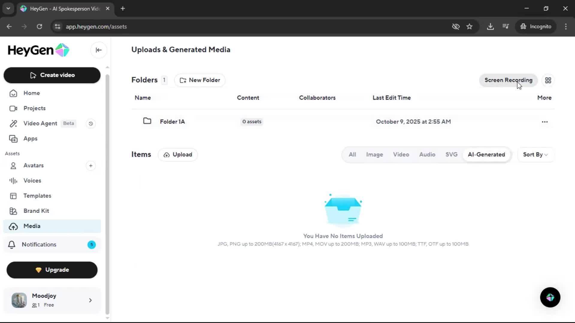 General browsing screenshot