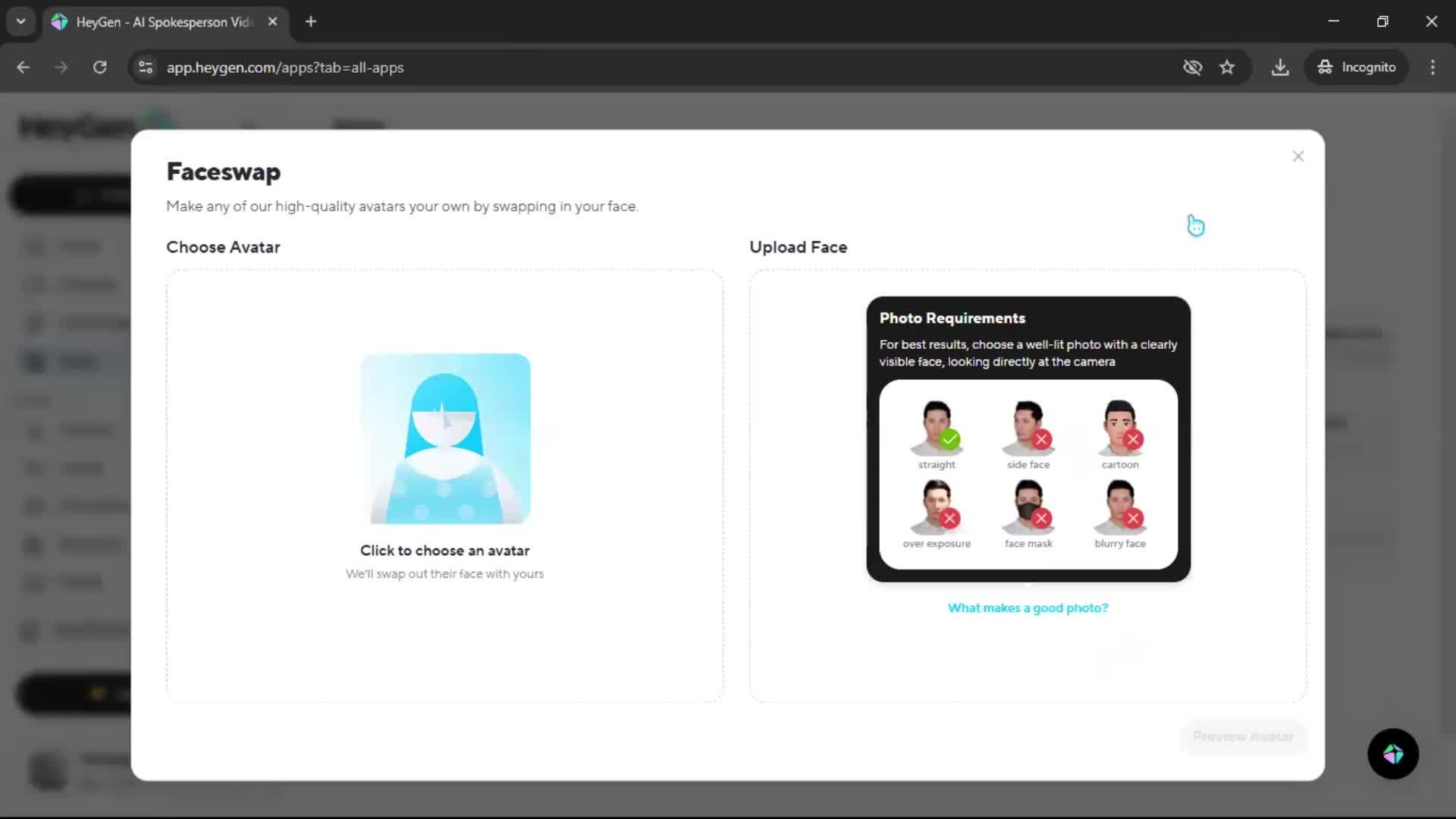 General browsing screenshot