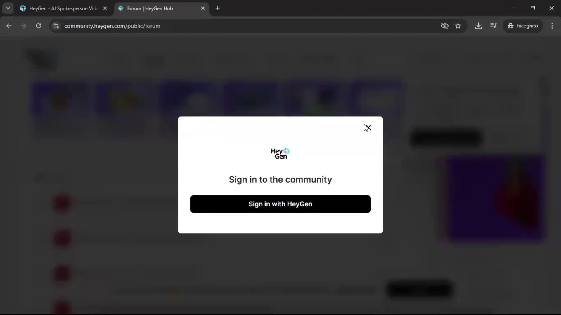 General browsing screenshot