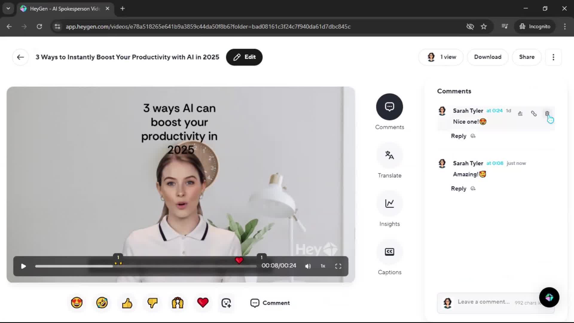 General browsing screenshot