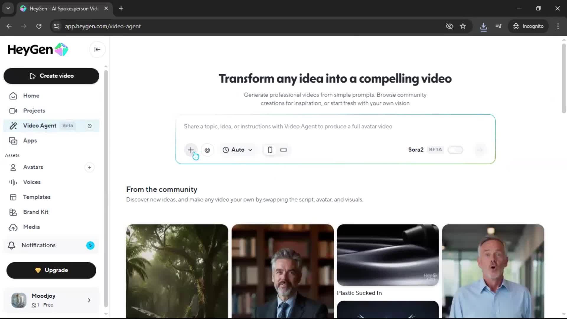 General browsing screenshot