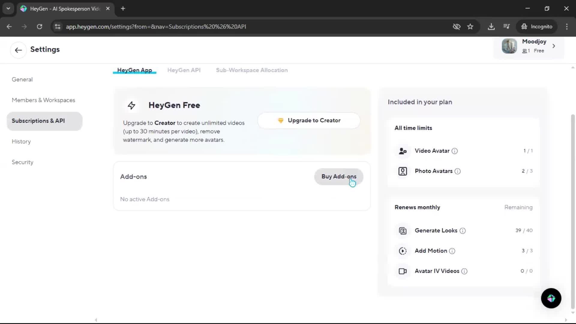 General browsing screenshot