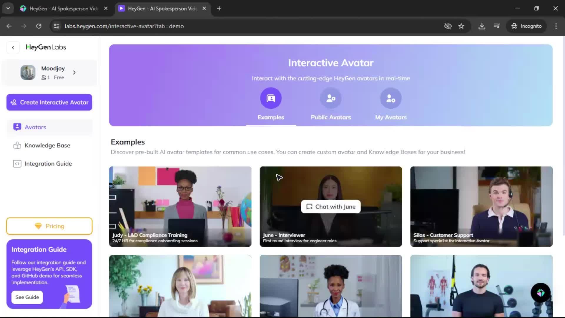 General browsing screenshot