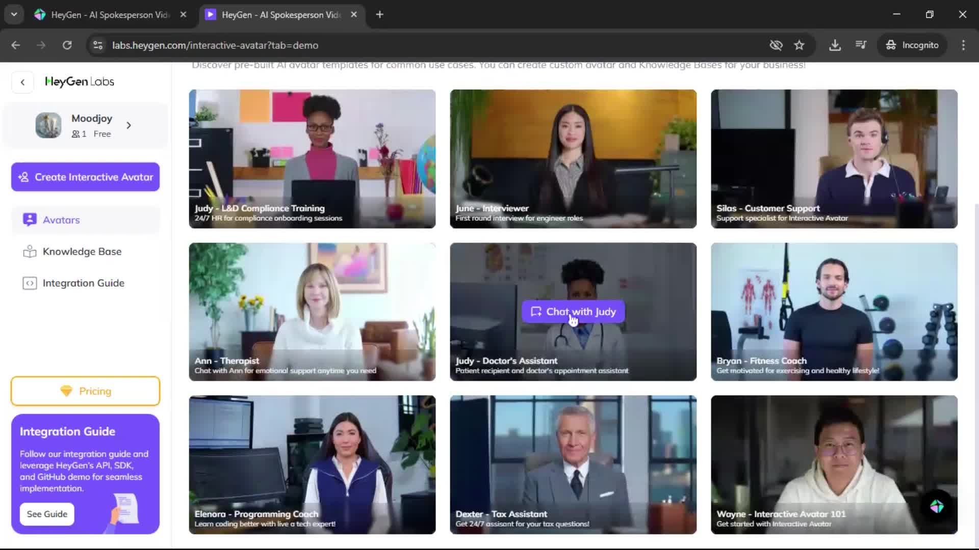 General browsing screenshot