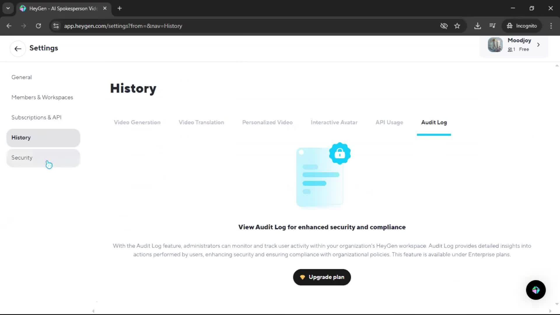 General browsing screenshot