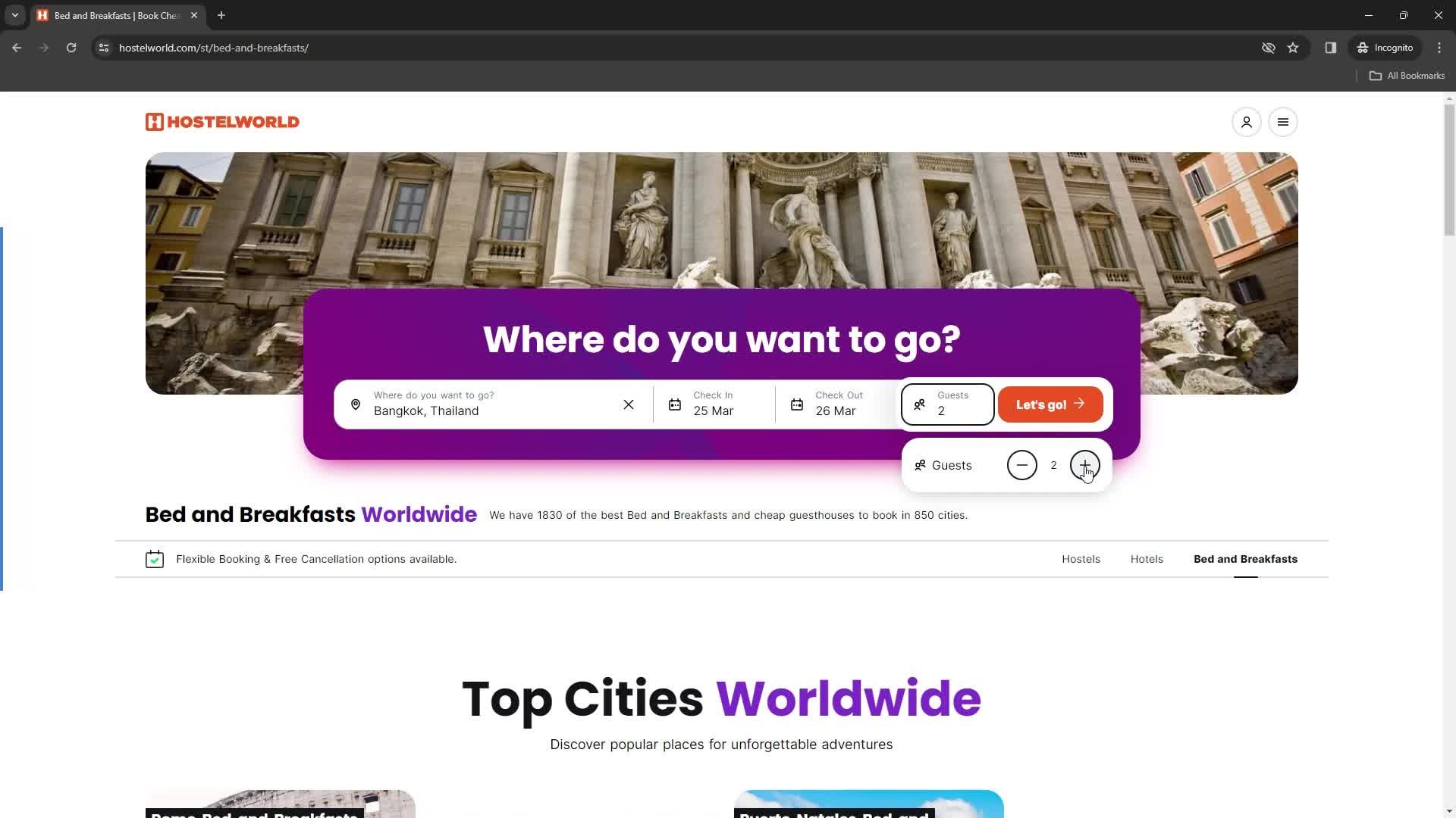 General browsing on Hostelworld video thumbnail