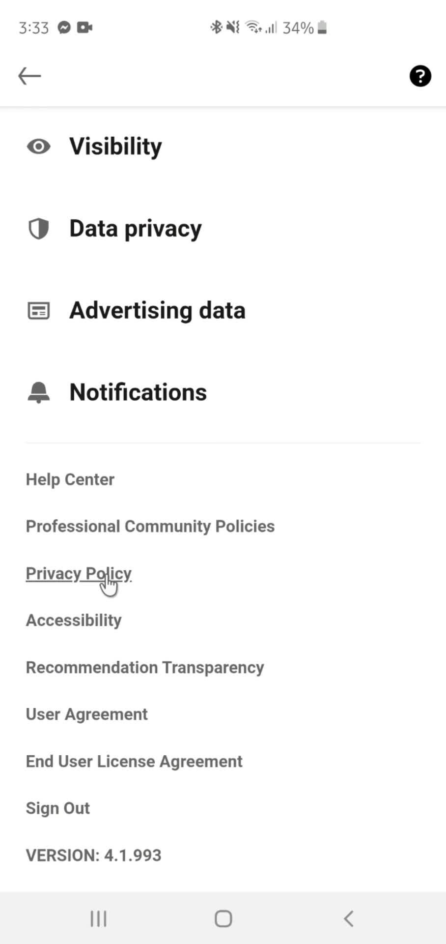 General browsing screenshot