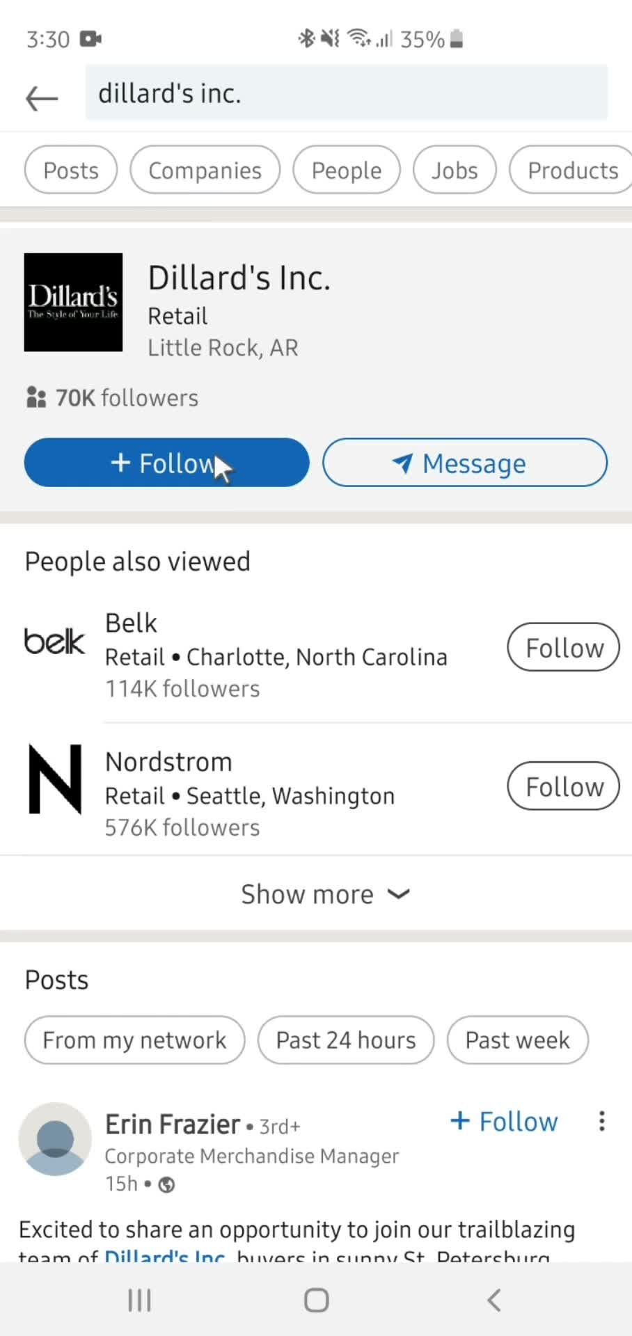 General browsing screenshot