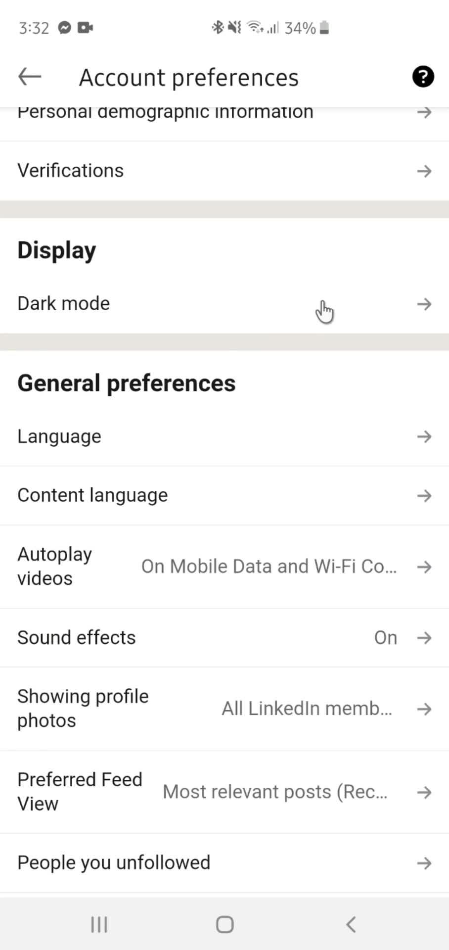 General browsing screenshot
