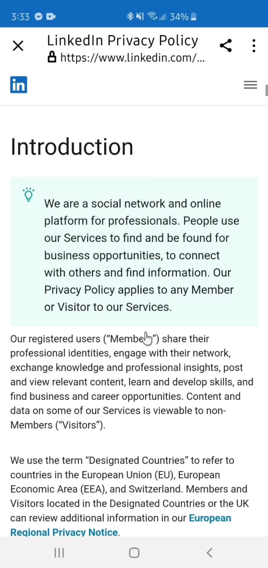 General browsing screenshot