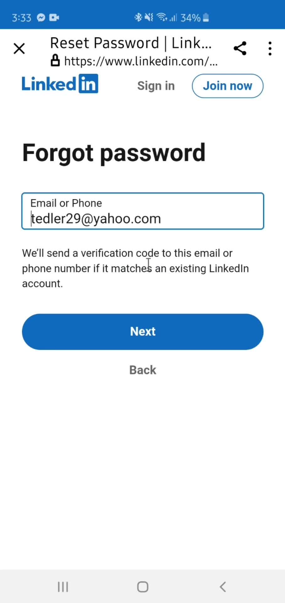 General browsing screenshot