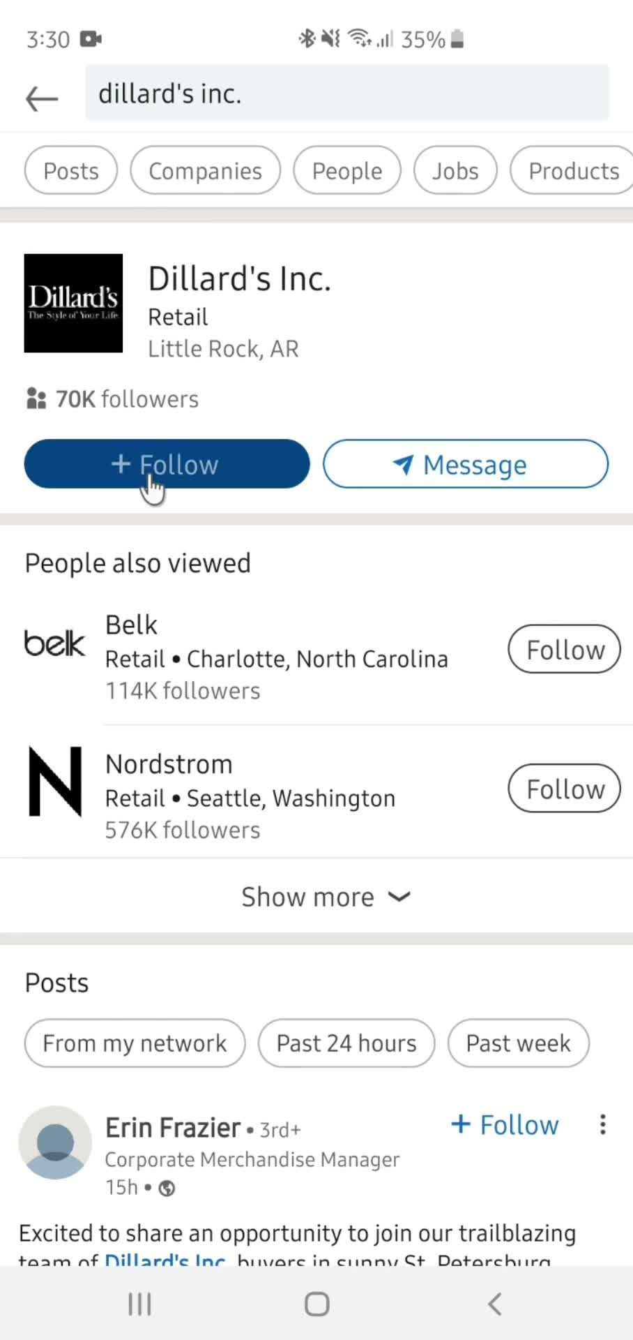 General browsing screenshot