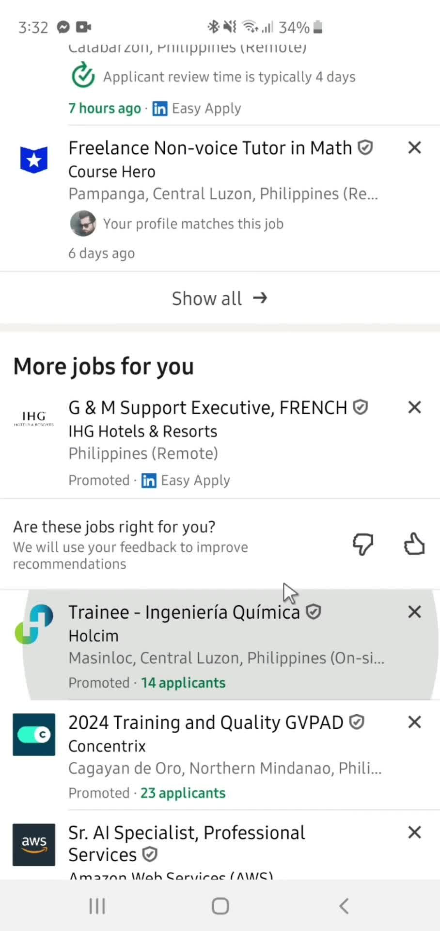 General browsing screenshot