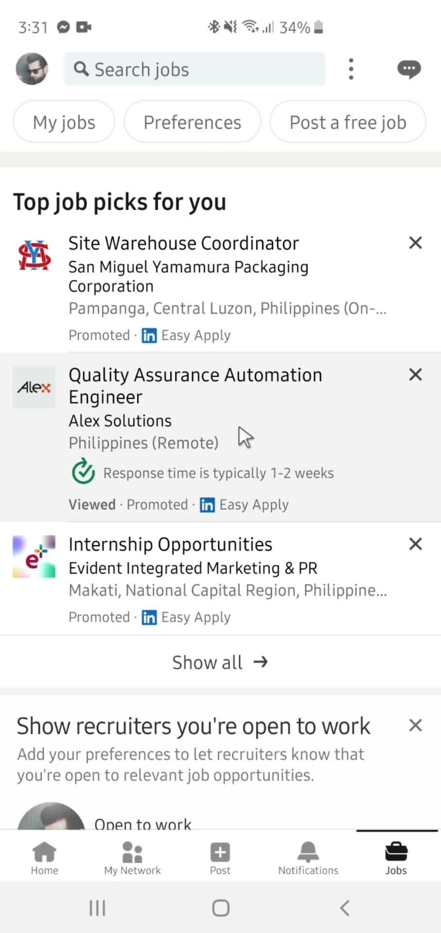 General browsing screenshot