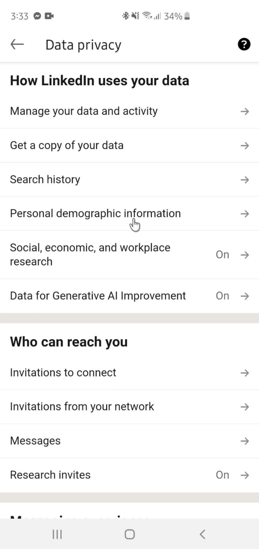 General browsing screenshot