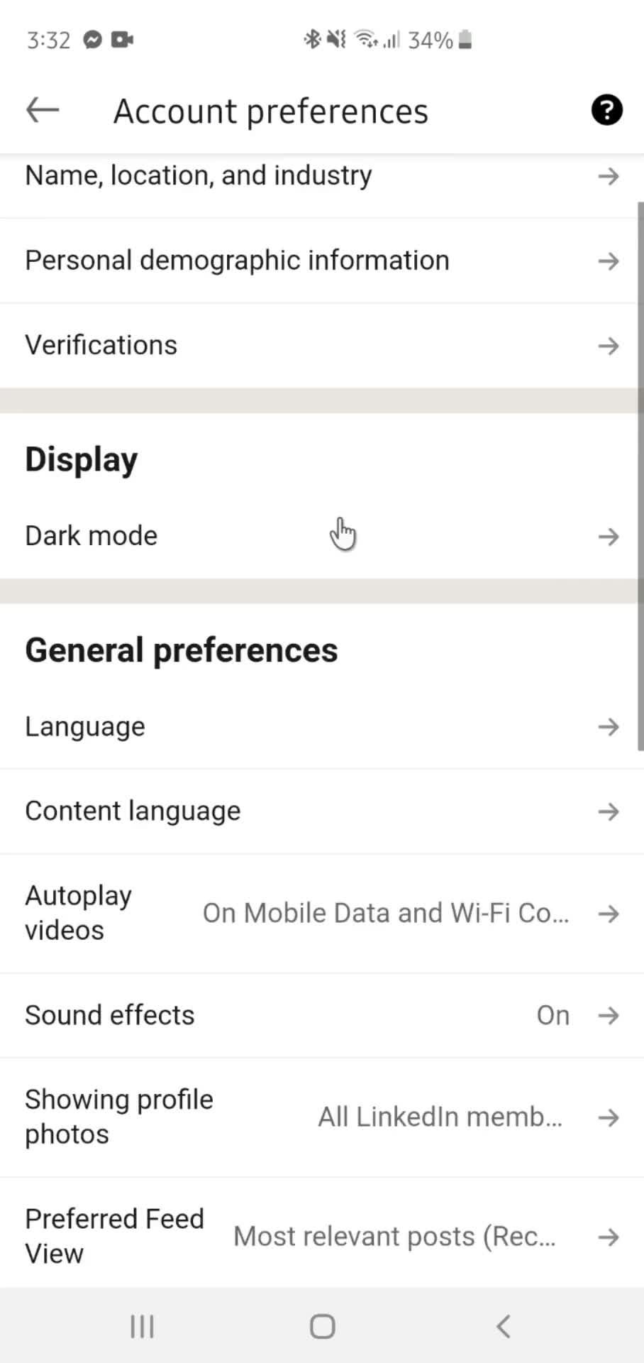 General browsing screenshot