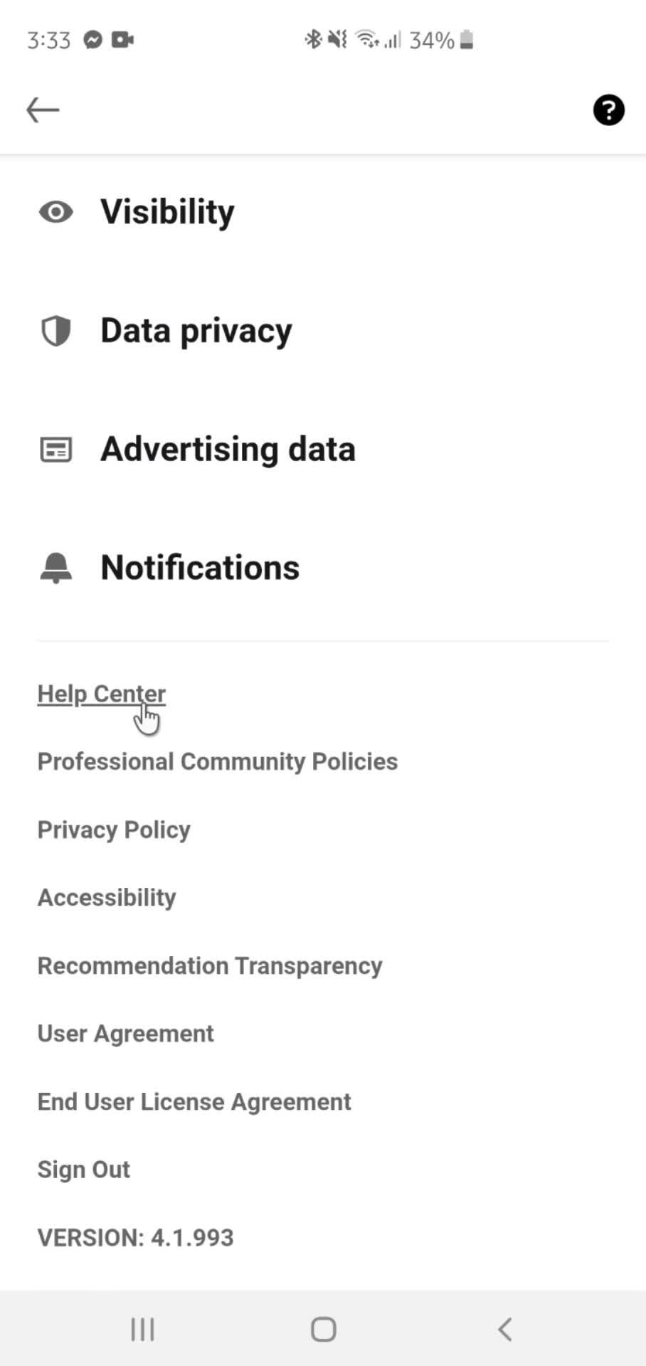 General browsing screenshot