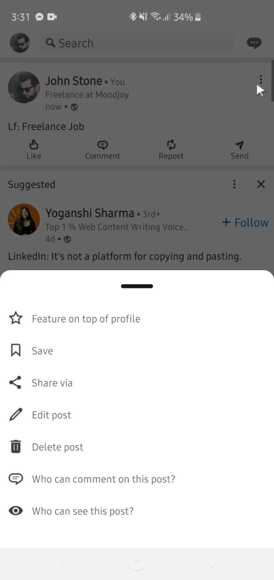 General browsing screenshot