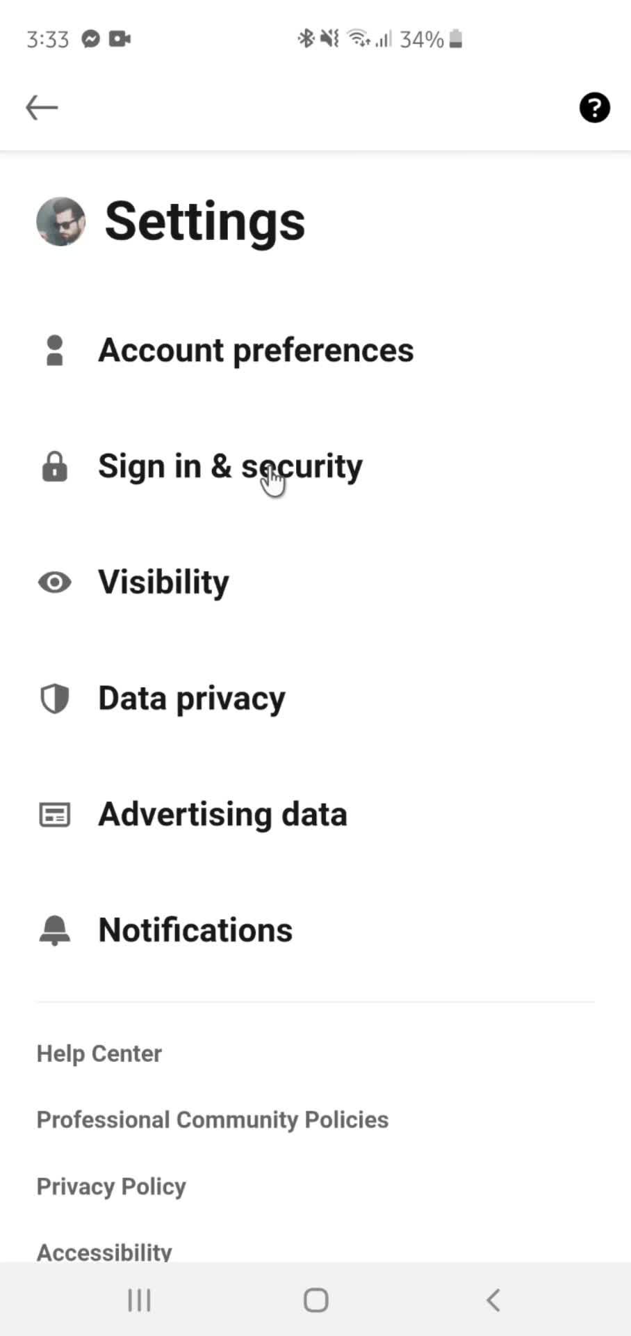 General browsing screenshot