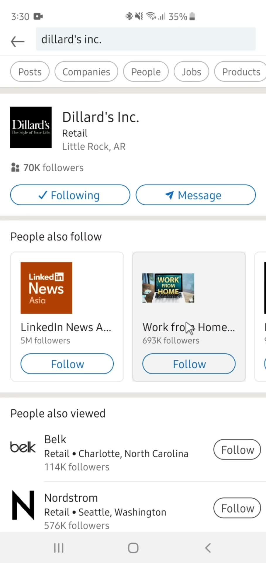 General browsing screenshot
