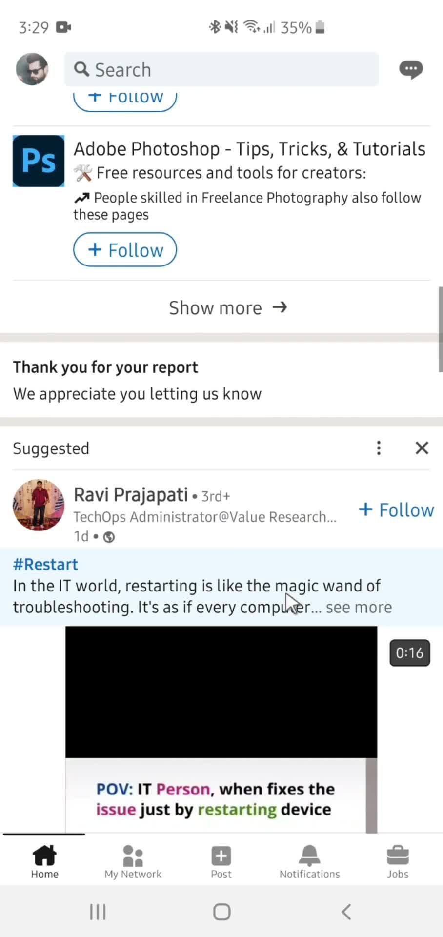 General browsing screenshot