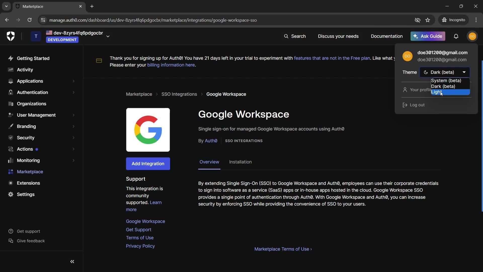 General browsing screenshot