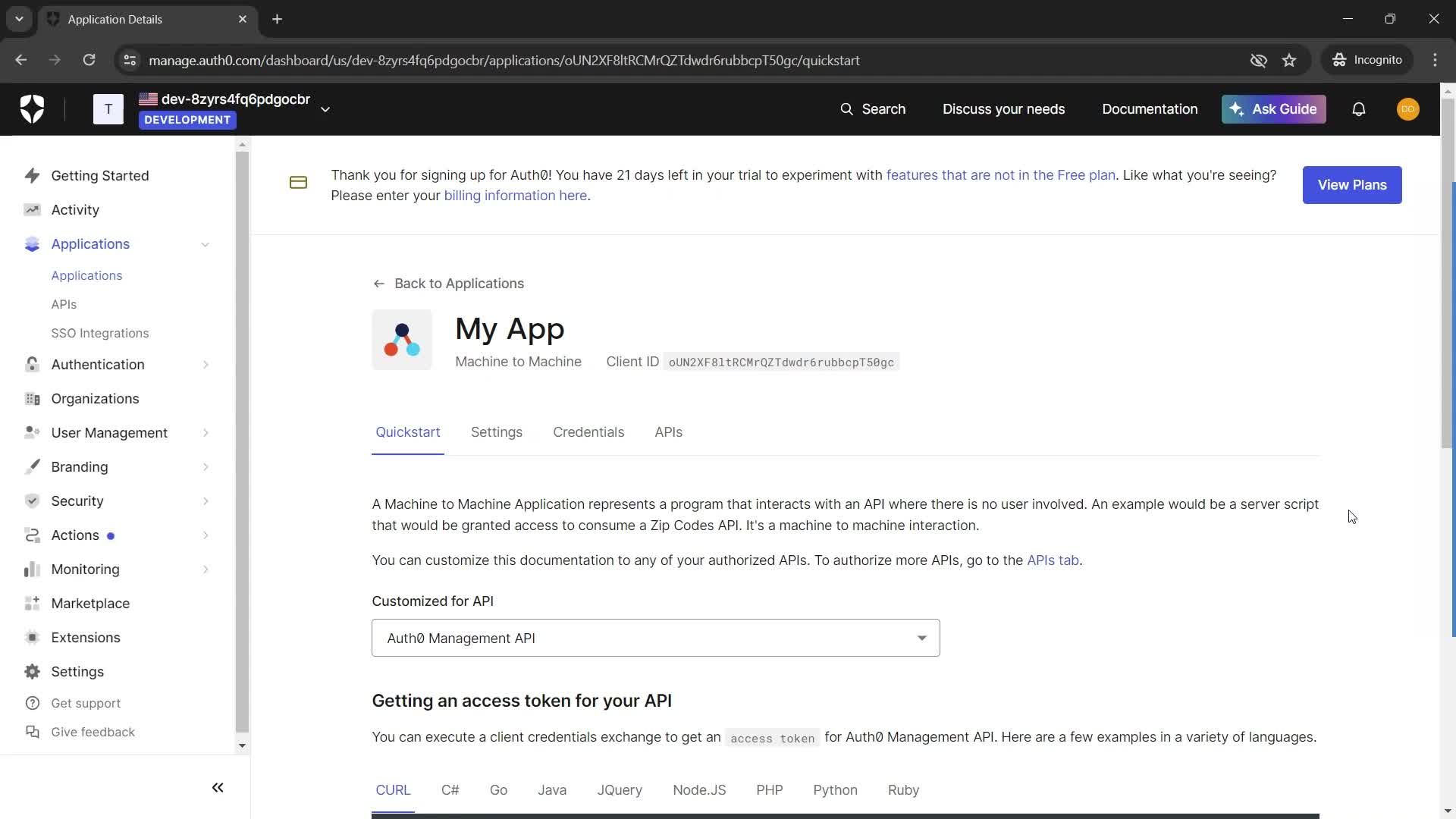 General browsing screenshot