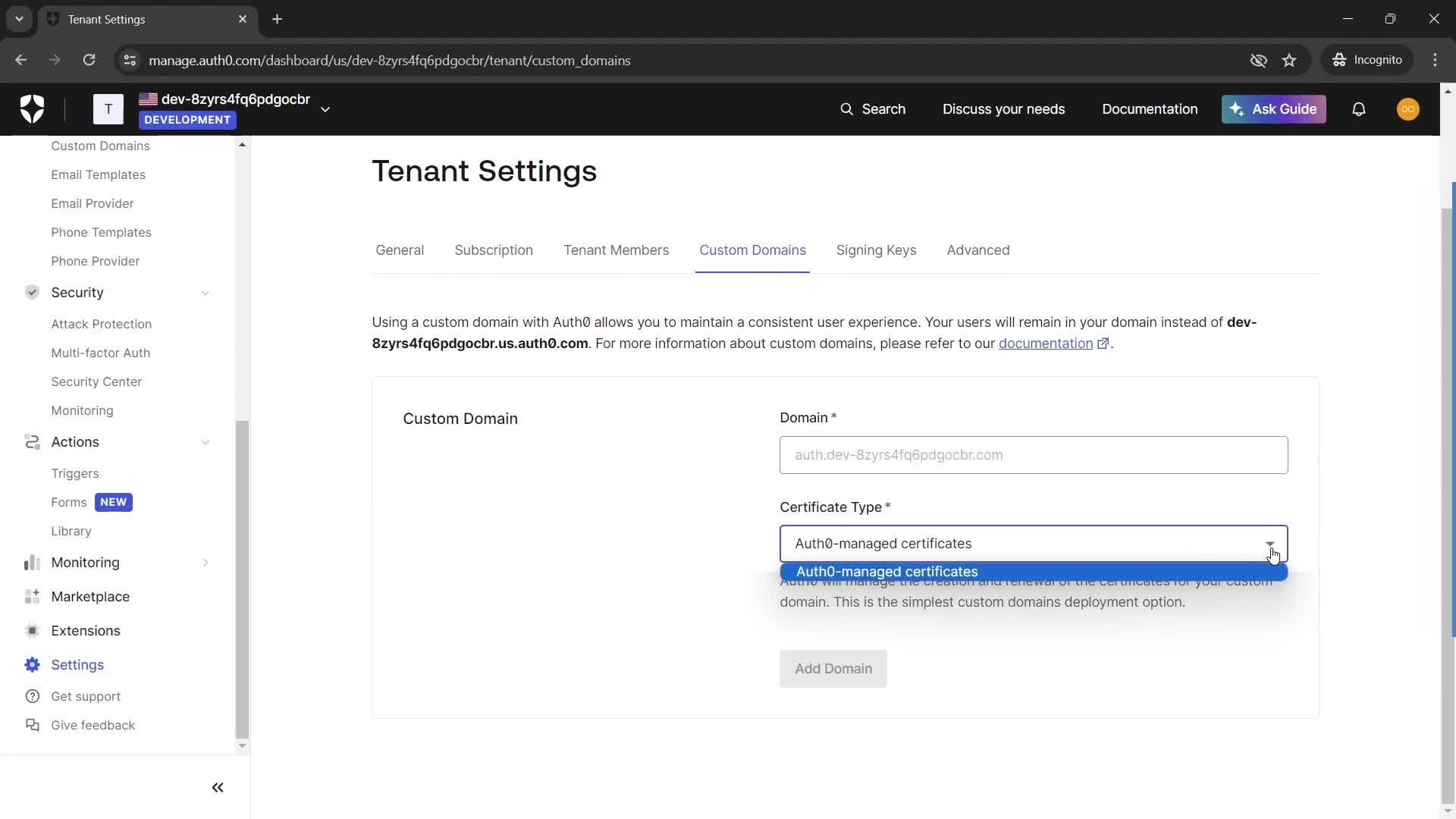 General browsing screenshot