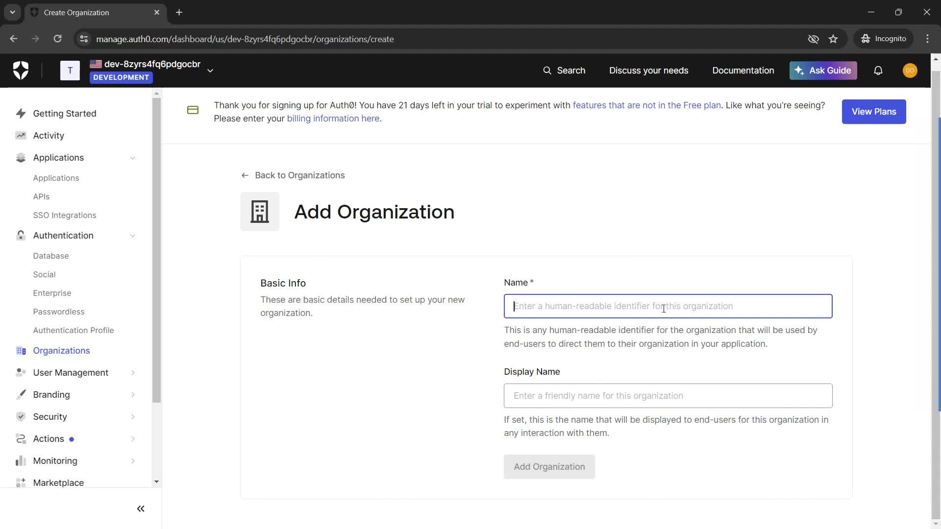 General browsing screenshot