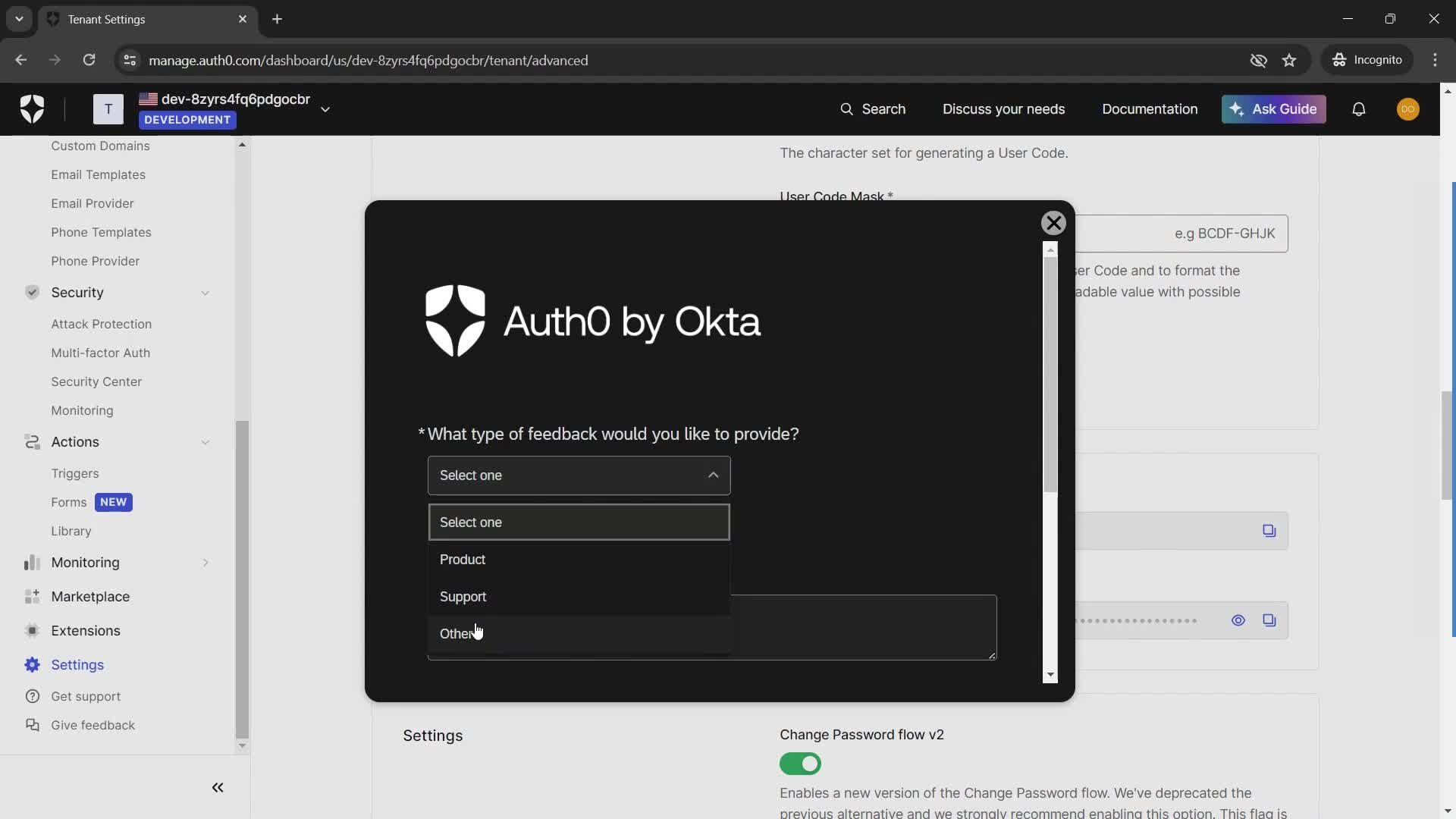 General browsing screenshot