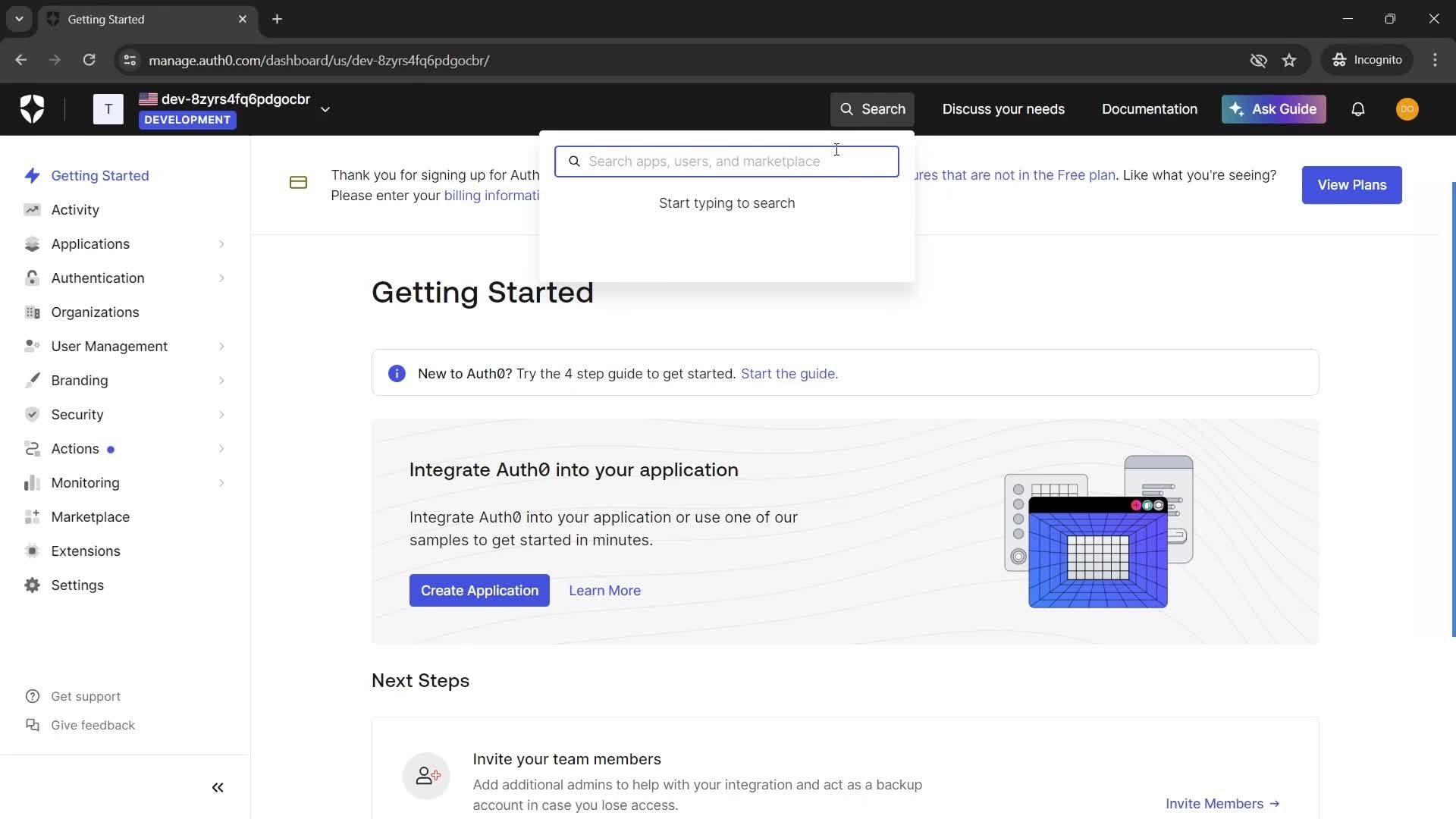 General browsing screenshot