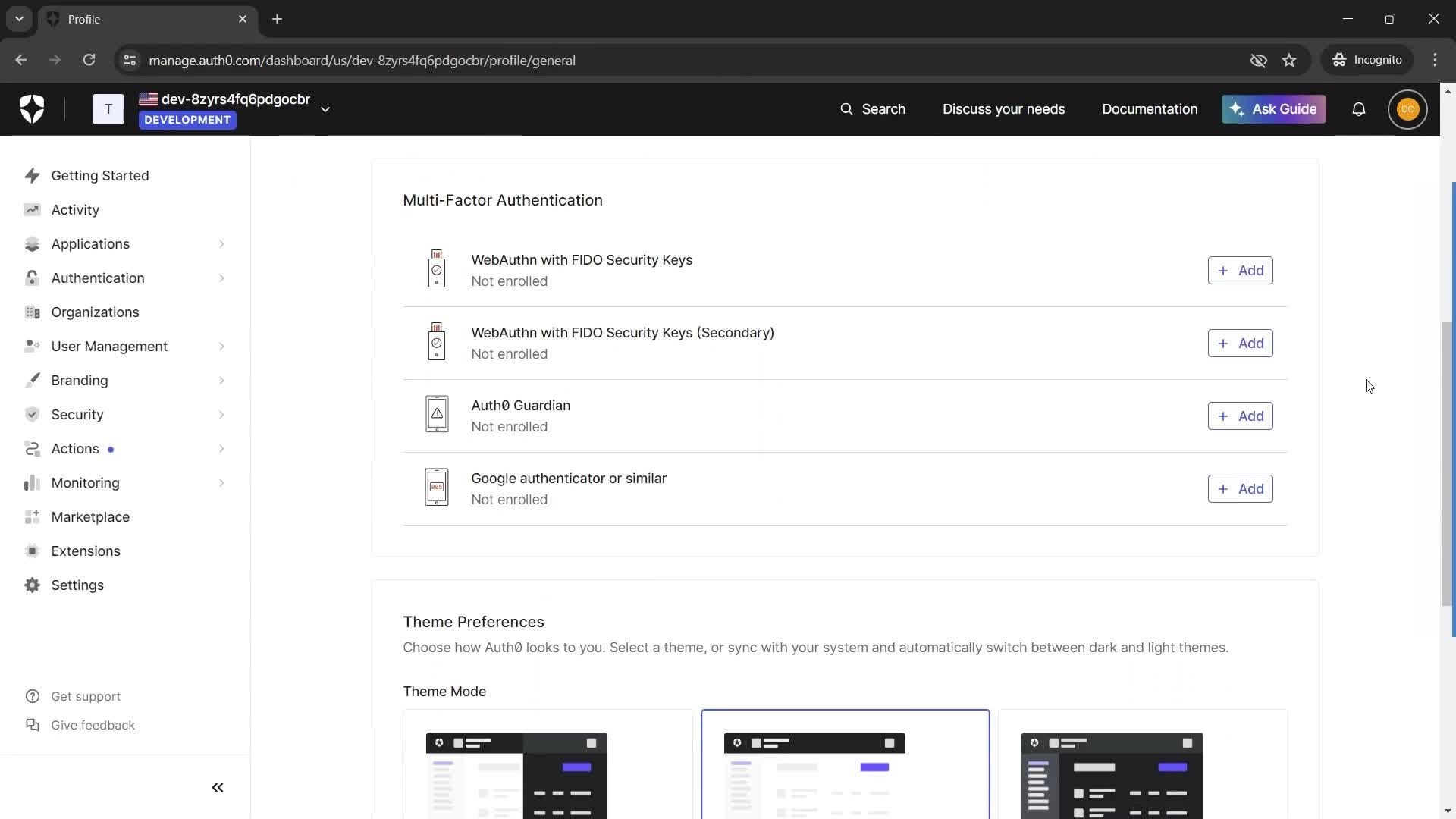 General browsing screenshot