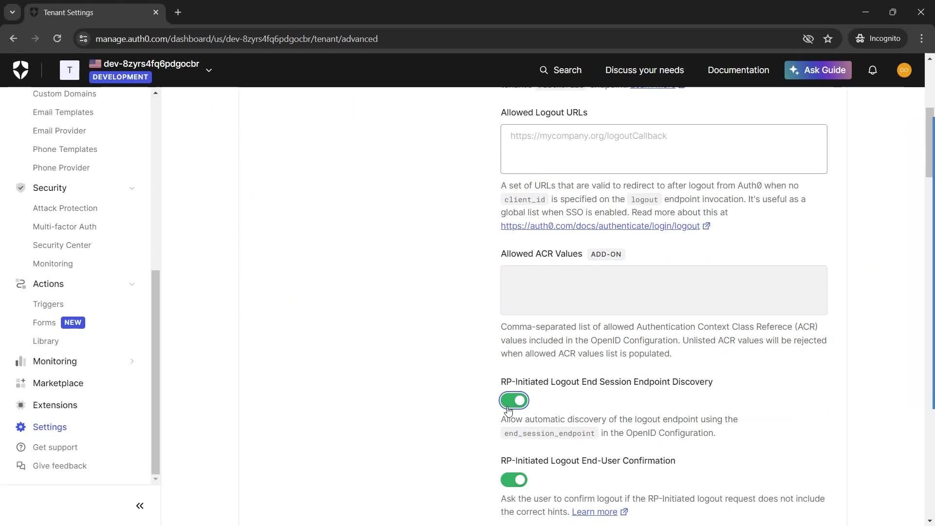 General browsing screenshot
